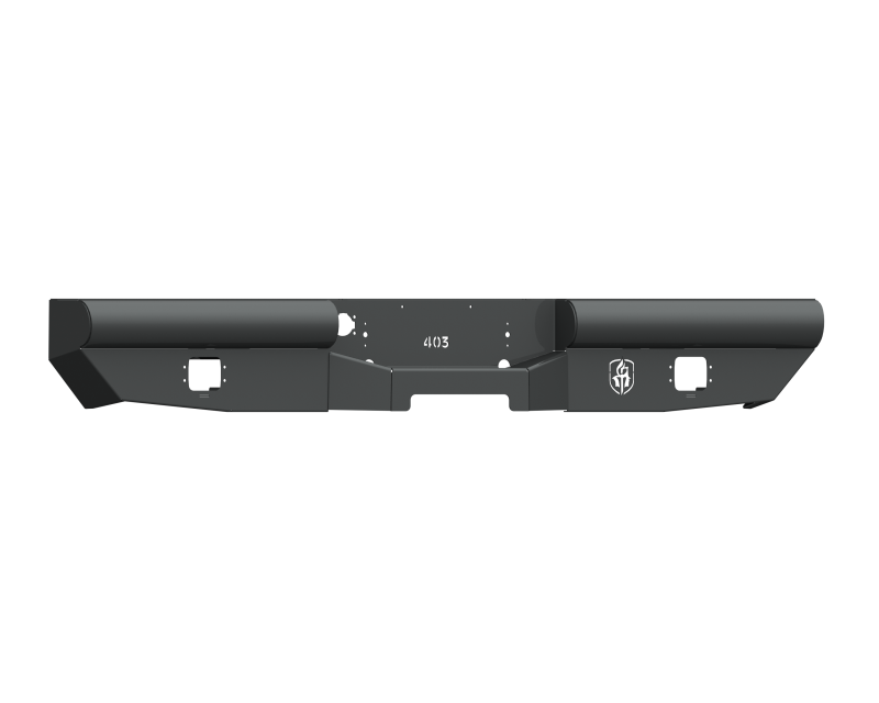 Dodge 2500 Bumper - Rear - Road Armor - Vaquero Rear Non-Winch - Tex Blk - `03-`09